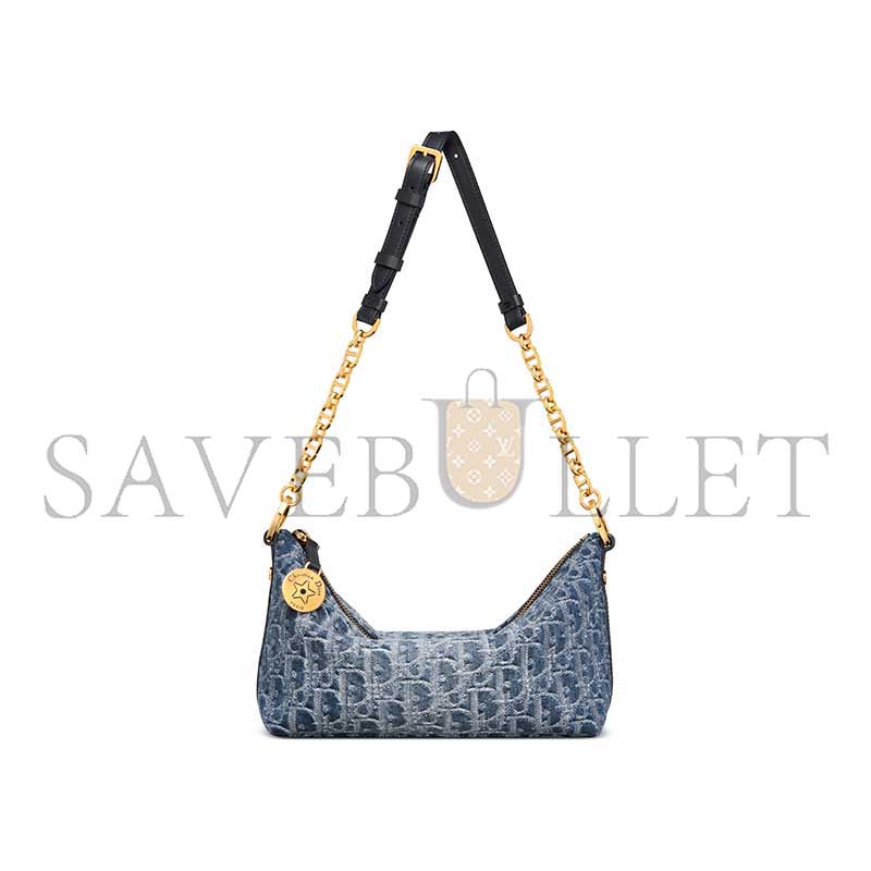 DIOR DIORSTAR HOBO BAG WITH CHAIN S3202UDCE_M49E (28.5*14.5*10cm)